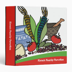 Classeur du sud-ouest mexicain de livre de cuisine