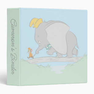 Classeur Dumbo et Timothy Q. Aquarelle