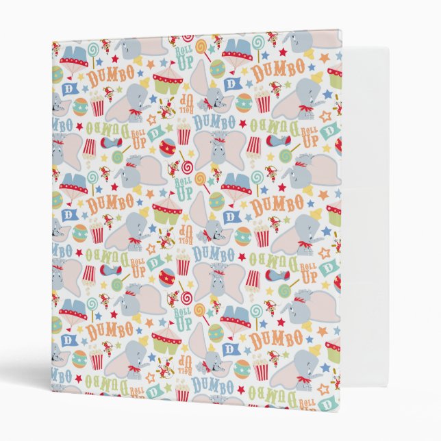 Classeur Dumbo et Timothy Roll Up Motif (Devant/intérieur)