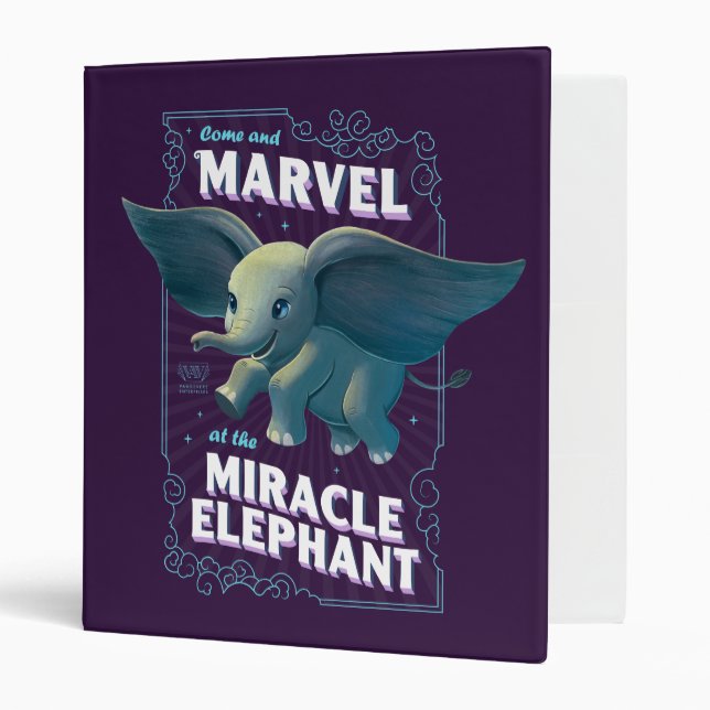 Classeur Dumbo | Venez Vous Émerveiller À L'Éléphant Miracl (Devant/intérieur)