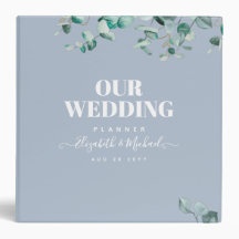 Dusty Blue Eucalyptus Green Planning MARIAGE