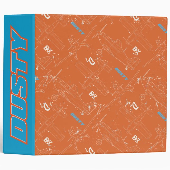 Classeur Dusty Motif (Devant/Côté)
