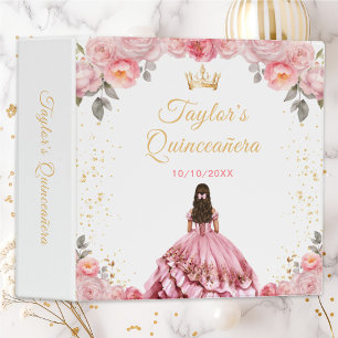 Classeur Dusty Pink Princess Quinceañera