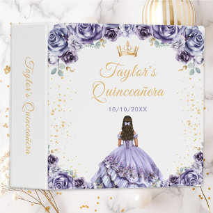 Classeur Dusty Purple Princess Quinceañera