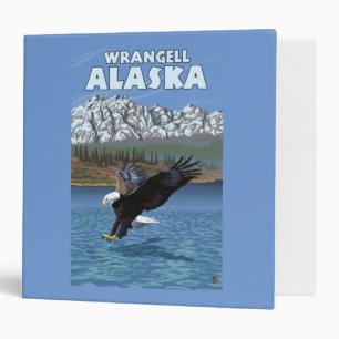 Classeur Eagle chauve plongeant - Wrangell, Alaska