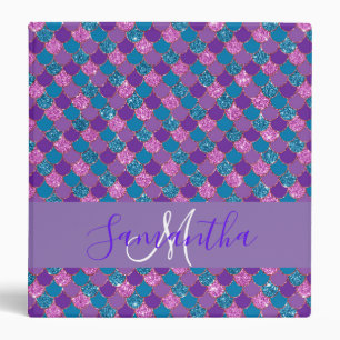 Classeur Écaille Rose Violet Personnalisée sur Mesure