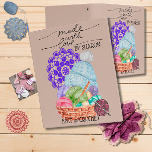CLASSEUR ÉCHANTILLONS DE TRICOT ET CROCHET