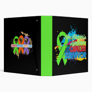 Classeur Éclaboussure de couleur - survivant de lymphome
