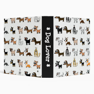 Classeur École d'amoureux des chiens/classeur de photo -