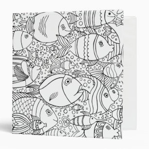 Classeur École inspirée des poissons