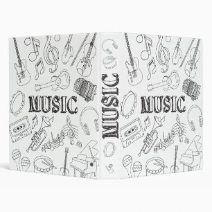 Classeur École Musique Doodle Musique Art Coloriage Sch