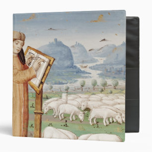 Classeur Écriture de Virgil dans un domaine des moutons et