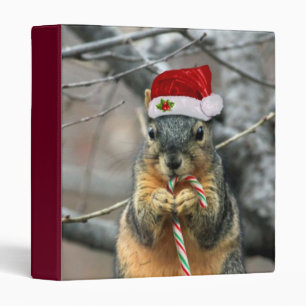 Classeur Écureuil de Noël