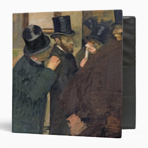 Classeur Edgar Degas à la bourse des valeurs, c.1878-79