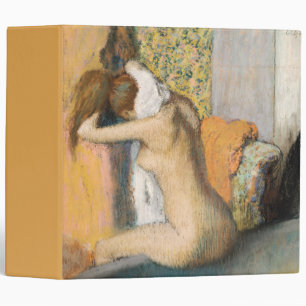 Classeur Edgar Degas   après Bath, cou de séchage de femm
