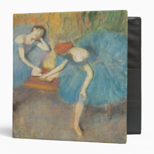 Classeur Edgar Degas deux danseurs au repos, danseurs
