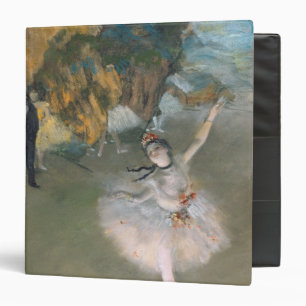 Classeur Edgar Degas L'étoile ou la danseuse sur scène