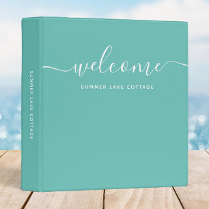 Classeur Editable Color Calligraphy Location de propriété