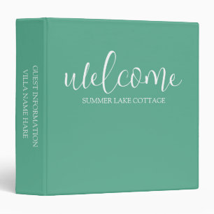 Classeur Editable Color Calligraphy Location de propriété B