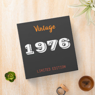 Classeur Édition limitée 50e anniversaire de 1976 – Style v