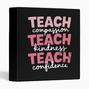 Classeur Éducation inspirante pour la vie d'enseignant mign