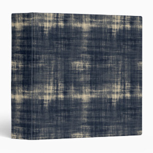 Classeur Effacé tissu bleu-foncé