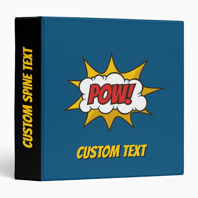 Classeur Effet audio comique Pow (Devant/Côté)