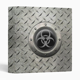 Classeur Effet industriel gris et noir d'acier de Biohazard