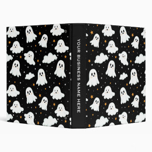 Classeur Éffrayant mignon Halloween Ghost Nuageux Star Sky