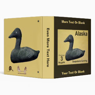 Classeur Eider en pierre à savon - Alaska Postage