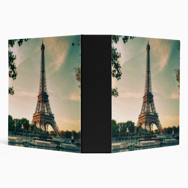 Classeur Eiffel tour lancer oreiller (Arrière-plan)