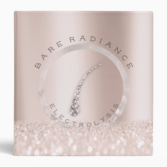 Classeur Electrolyse Retrait des cheveux Beauté Studio Rose (Devant)