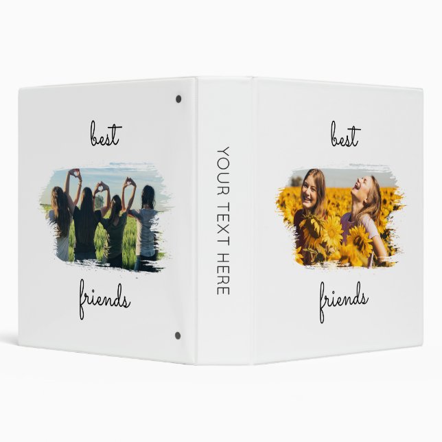 Classeur Elégant 2 BFF Meilleurs Amis Pour Toujours (Arrière-plan)