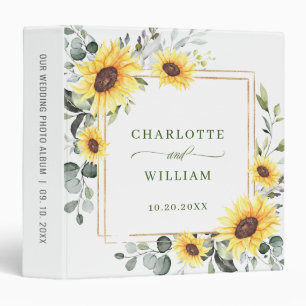Classeur Elégant album photo Eucalyptus Sunflowers