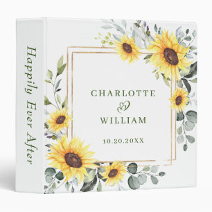 Classeur Elégant album photo Eucalyptus Sunflowers