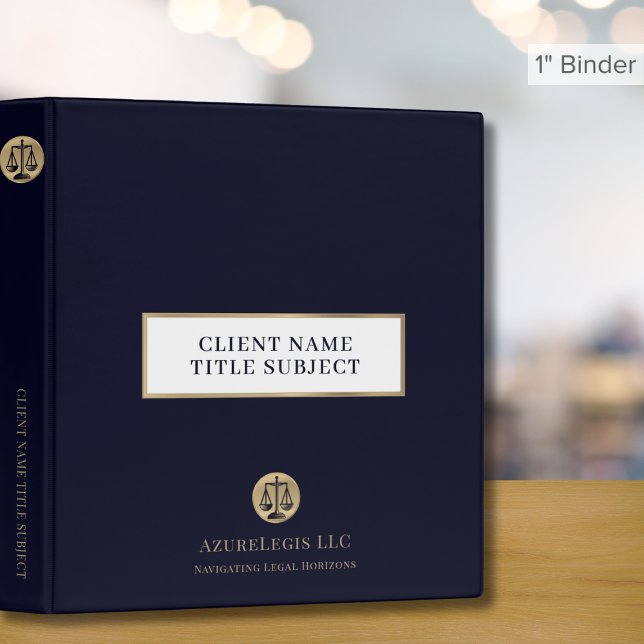 Classeur Élégant avocat juridique Cabinet de droit Logo per (Créateur téléchargé)