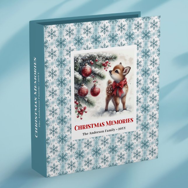 Classeur Elegant baby fawn winter scene kids memory album (Elegant baby fawn winter scene kids memory album

)