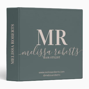 Classeur Elégant coiffeur vert foncé