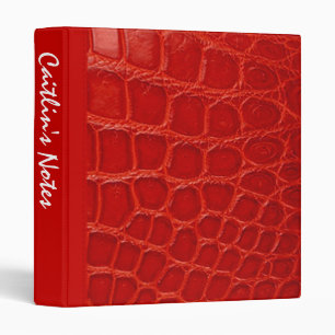 Classeur élégant d'Avery de mode de crocodile