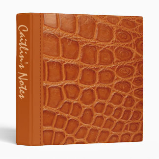 Classeur élégant d'Avery de mode de crocodile