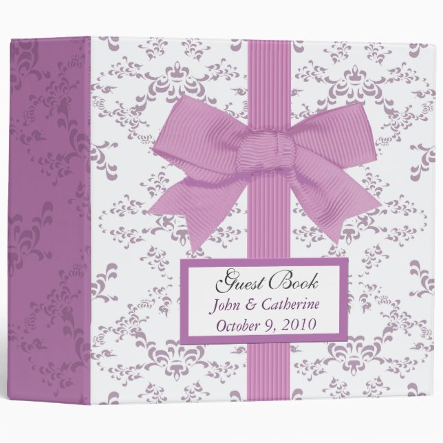 Classeur élégant de mariage (Devant/Côté)