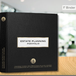 Classeur élégant de planification immobilière