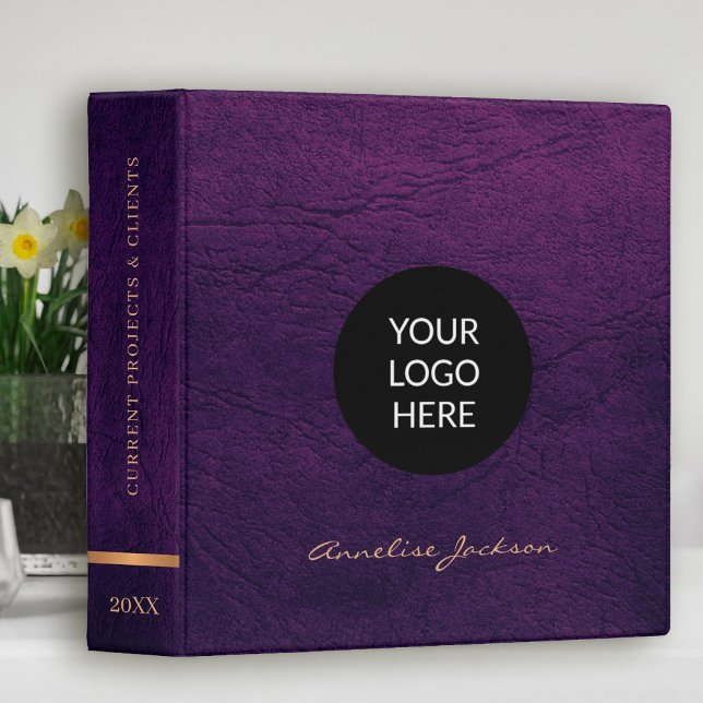 Classeur Élégant logo personnalisé écriture moderne nom cui (Créateur téléchargé)