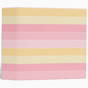 Classeur Elégant Modèle tendance Pastel Rose Vanille Jaune