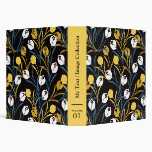 Classeur Élégant motif floral de Tulipe