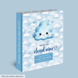 Classeur Elégant Nuage Neuf Baby Boy Memory Album Watercolo