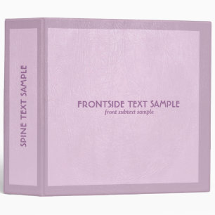 Classeur Elégant Pastel rose Renard naturel look cuir