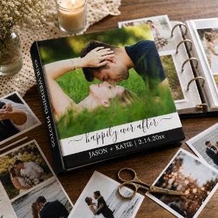Classeur Élégant Script Mariage photo Album Keepsaké