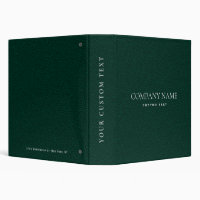 Élégante Emerald Green Leather Look entreprise