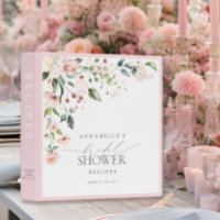 Elégante Fête des mariées de script rose floral Re
